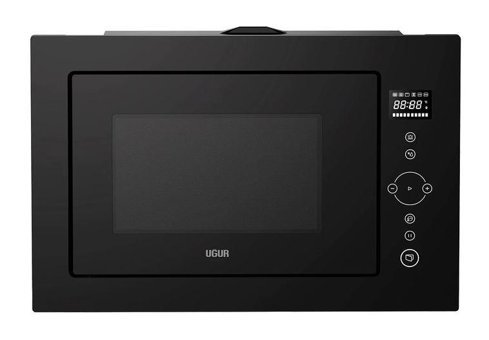 Uğur UAF 25D SMD Siyah 25 lt Izgaralı Ankastre Mikrodalga Fırın