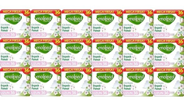 Molped Pure & Soft Uzun 36'lı Hijyenik Ped 18 Adet