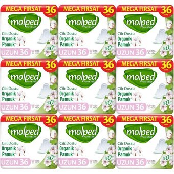 Molped Pure & Soft Uzun 36'lı Hijyenik Ped 9 Adet
