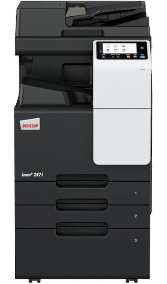 Develop Ineo +257i Kablosuz Çift Taraflı Çok Fonksiyonlu A3 Toner Büyük Renkli Fotokopi Makinesi