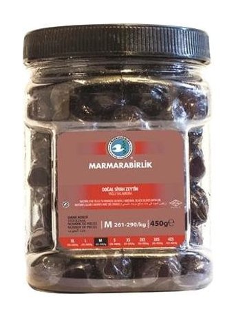 Marmarabirlik Salamura Yağlı Siyah Kavanoz 450 gr