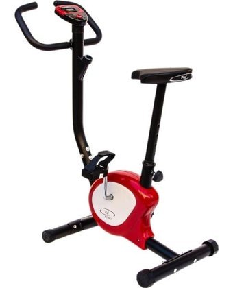 Cosfer CSF-01-K 100 kg Kapasiteli Koltuklu Mekanik Dikey Kondisyon Kondisyon Bisikleti Kırmızı