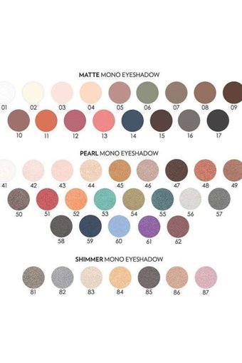 Golden Rose Soft Color Matte Mono 01 Toz Işıltılı Tekli Far Beyaz