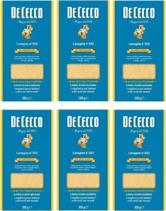 De Cecco Lazanya Makarna 6x500 gr