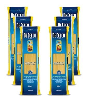 De Cecco Spagetti Makarna 6x500 gr