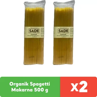 Sade Organik Spagetti Makarna 2x500 gr
