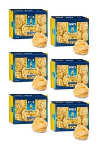 De Cecco Fettuccine Makarna 6x250 gr