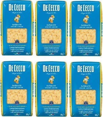 De Cecco Kelebek Makarna 6x500 gr
