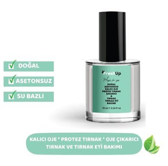 Freshup Magic For You Kokusuz Kalıcı Oje Çıkarıcı Aseton 10 ml