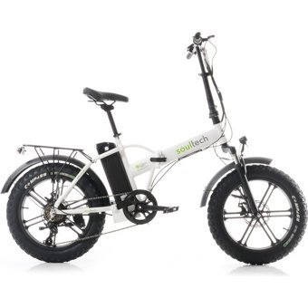 Soultech EBK03 250 W 50 Km 20 Jant 7 Vites Katlanır Elektrikli Bisiklet Beyaz