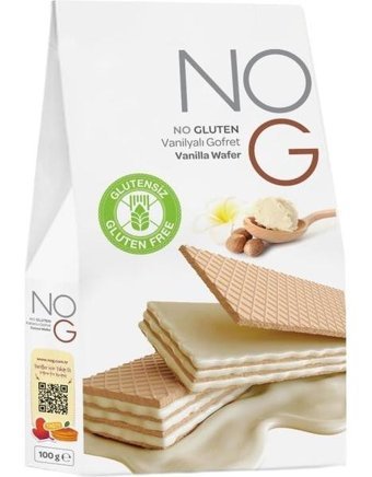 Nog glutensiz Vanilyalı Gofret 100 gr
