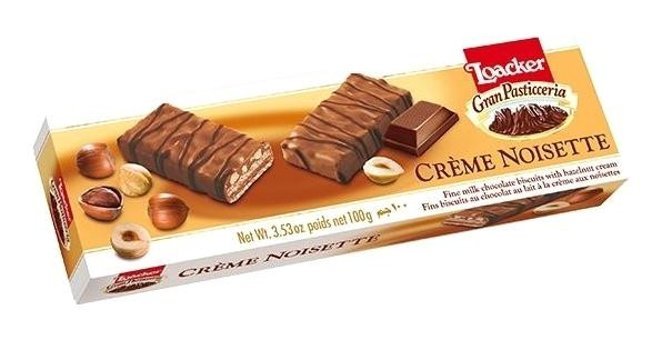 Loacker Creme Noisette Çikolatalı Gofret 100 gr