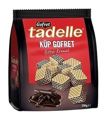 Tadelle Küp Bitter Çikoltalı Gofret 6x200 gr