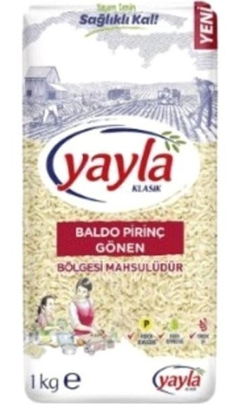 Yayla Baldo Pirinç 6x1 kg