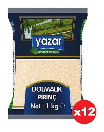 Yazar Dolmalık Pirinç 12x1 kg