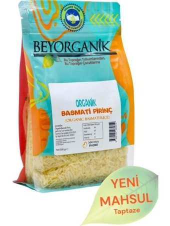 Beyorganik Basmati Pirinç 500 gr