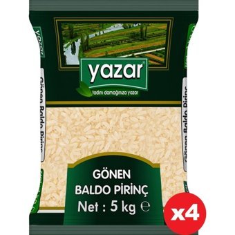 Yazar Baldo Pirinç 4x5 kg