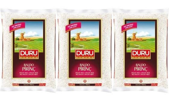 Duru Baldo Pirinç 3x2.5 kg