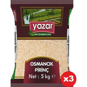 Yazar Osmancık Pirinç 3x5 kg