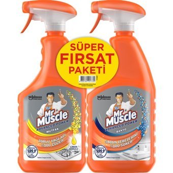Mr. Muscle Advanced Power Mutfak - Banyo Sprey Mutfak Temizleyici 1.5 lt