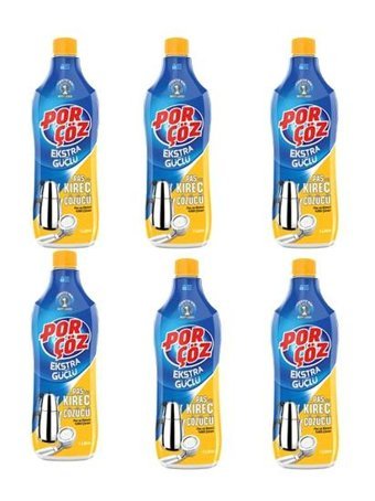 Porçöz Pas ve Kireç Çözücü Mutfak ve Banyo Temizleyici 6x1 lt