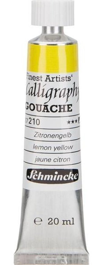 Schmincke 210 Tüp Limon Sarısı 20 ml Guaj Boya