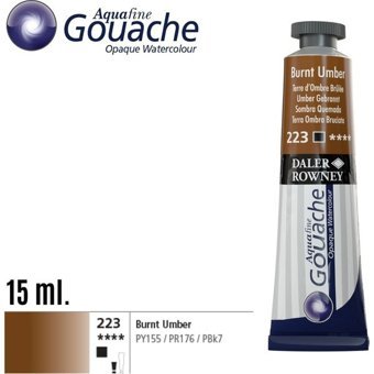 Depposıte 223 Tüp Kahverengi 15 ml Guaj Boya