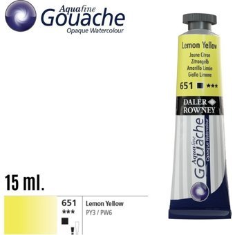 Depposıte 651 Tüp Limon Sarısı 15 ml Guaj Boya