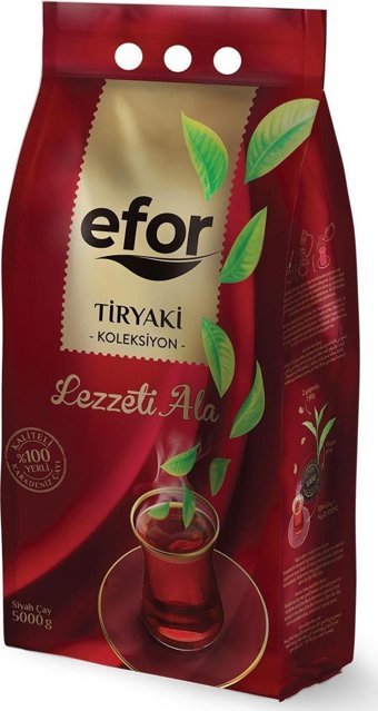 Efor Tiryaki Dökme Siyah Çay 5 Kg