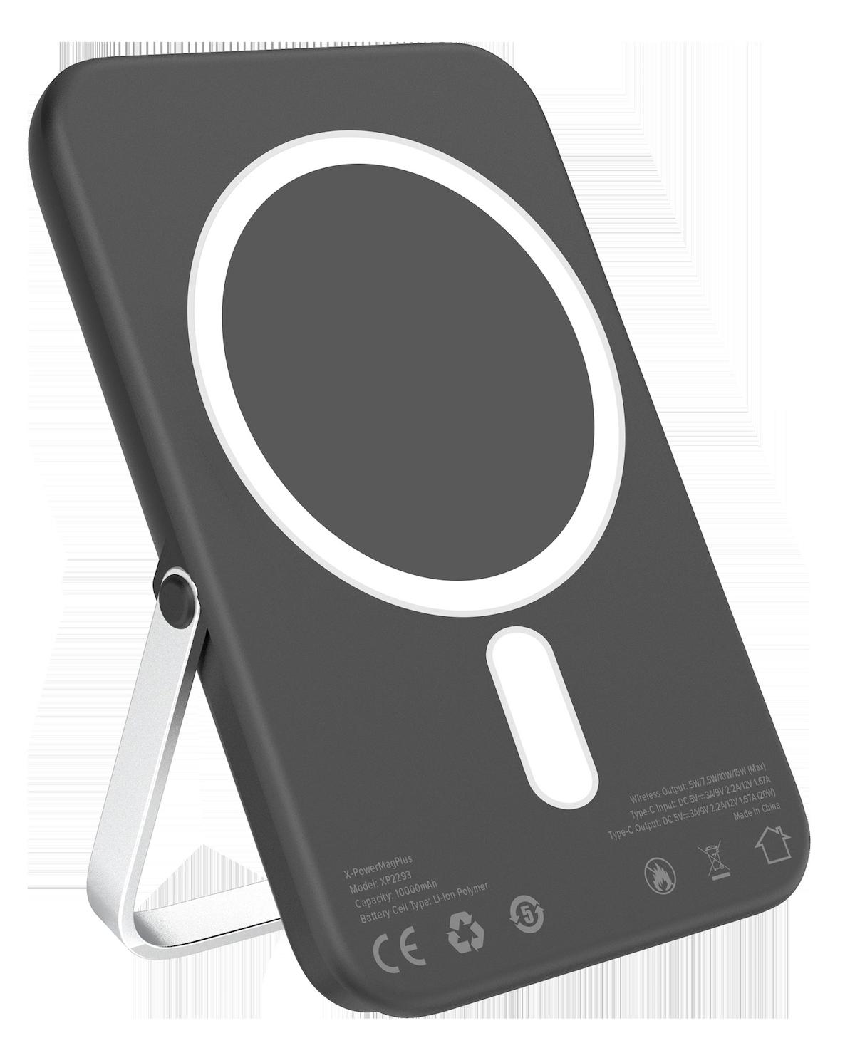 X-level XP2293 10000 mAh Hızlı Şarj Mıknatıslı Dijital Göstergeli USB C Powerbank Siyah