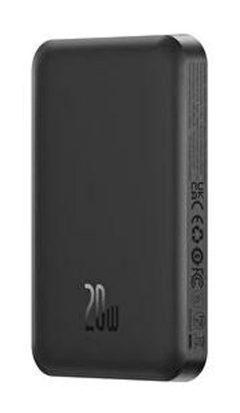 Baseus 5000 mAh Hızlı Şarj Mıknatıslı USB C Powerbank Siyah