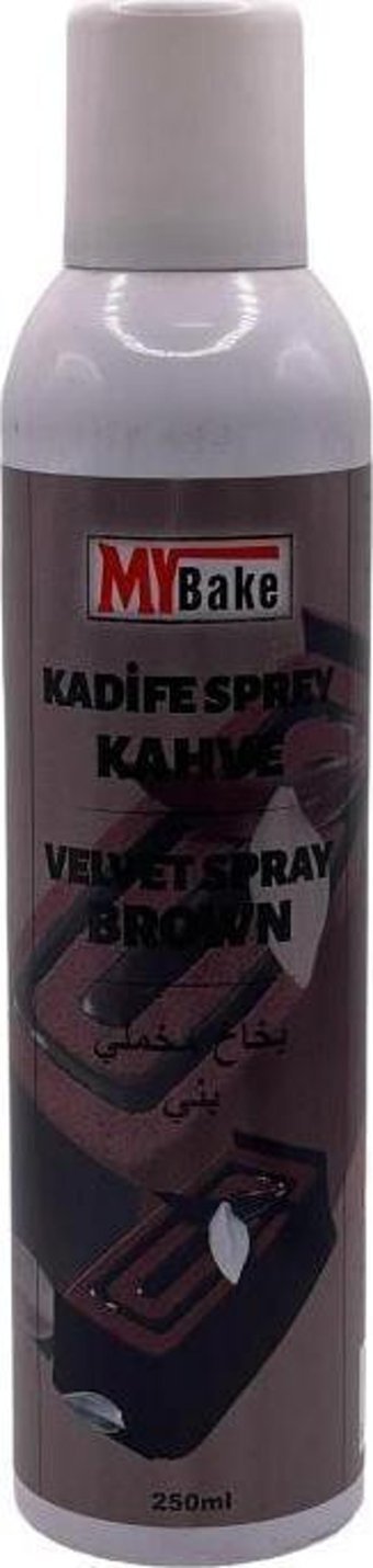 My Bake Kadife Kahve Sprey Gıda Boyası 250 ml