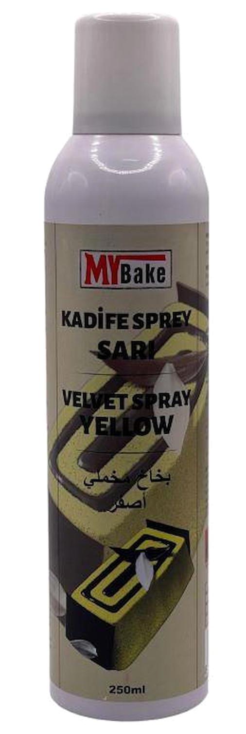 My Bake Kadife Sarı Sprey Gıda Boyası 250 ml