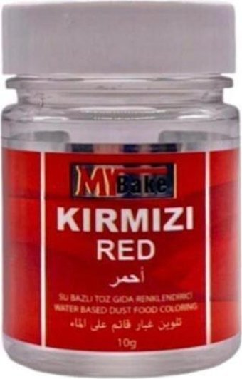 My Bake Kırmızı Su Bazlı Toz Gıda Boyası 10 gr