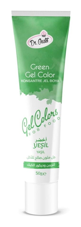 Dr. Gusto Yeşil Su Bazlı Jel Gıda Boyası 50 gr