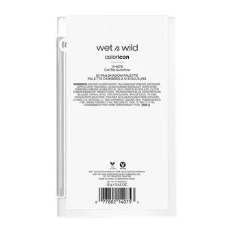Wet N Wild Color Icon Call Me Sunshine Toz Mat Metalik Saten Far Paleti