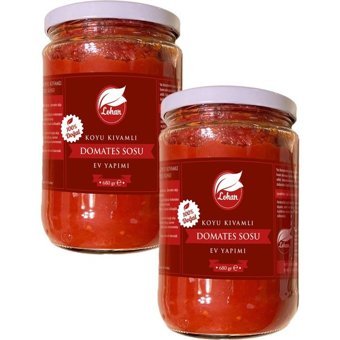 Lohan Koyu Kıvamlı Ev Yapımı Organik Antep Domates Salçası 2x680 gr
