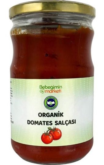 Bebeğimin Marketi Ev Yapımı Organik Domates Salçası 660 gr