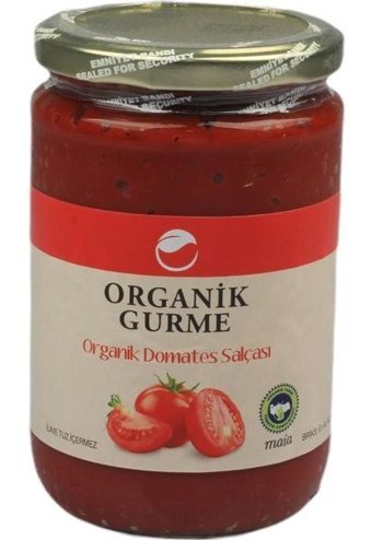 Organik Gurme Ev Yapımı Organik Domates Salçası 650 gr