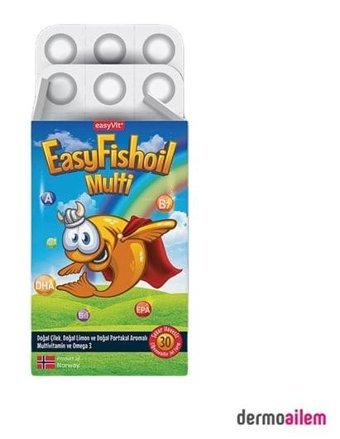 Easyfishoil Multi Omega 3 Balık Yağı Tablet 30 Adet