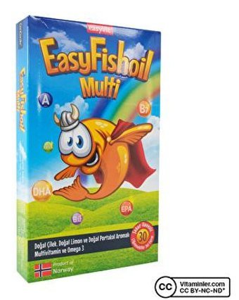 Easyfishoil Multi Omega 3 Balık Yağı Tablet 30 Adet