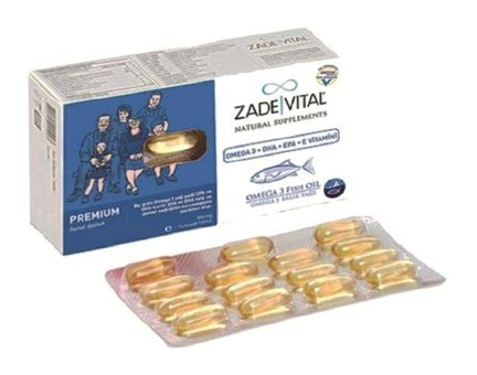 Zade Vital Omega 3 Balık Yağı Kapsül 60 Adet