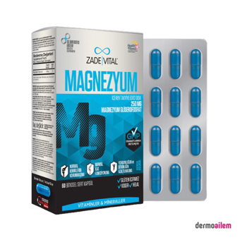Zade Vital Magnezyum Omega 3 Kapsül 60 Adet