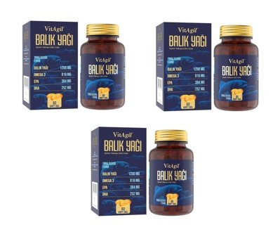 Vitagil Omega 3 Balık Yağı Kapsül 3x60 Adet