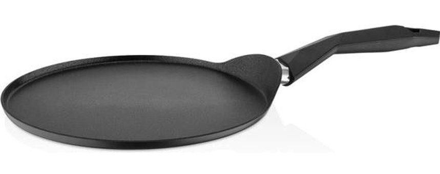 Amboss Titanyum 30 cm Krep Siyah Tava