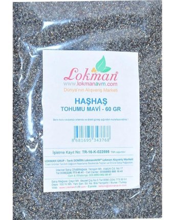 Lokman Avm Mavi Haşhaş 60 gr