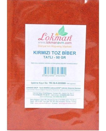 Lokman Avm Tatlı Toz Biber 50 gr