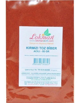 Lokman Avm Tatlı Toz Biber 50 gr