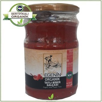Tardaş Egenin Organik Ege Tatlı Biber Salçası 650 gr