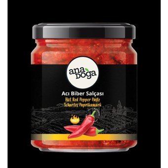 Ana Doğa Ev Yapımı Organik Antep Acılı Biber Salçası 500 gr